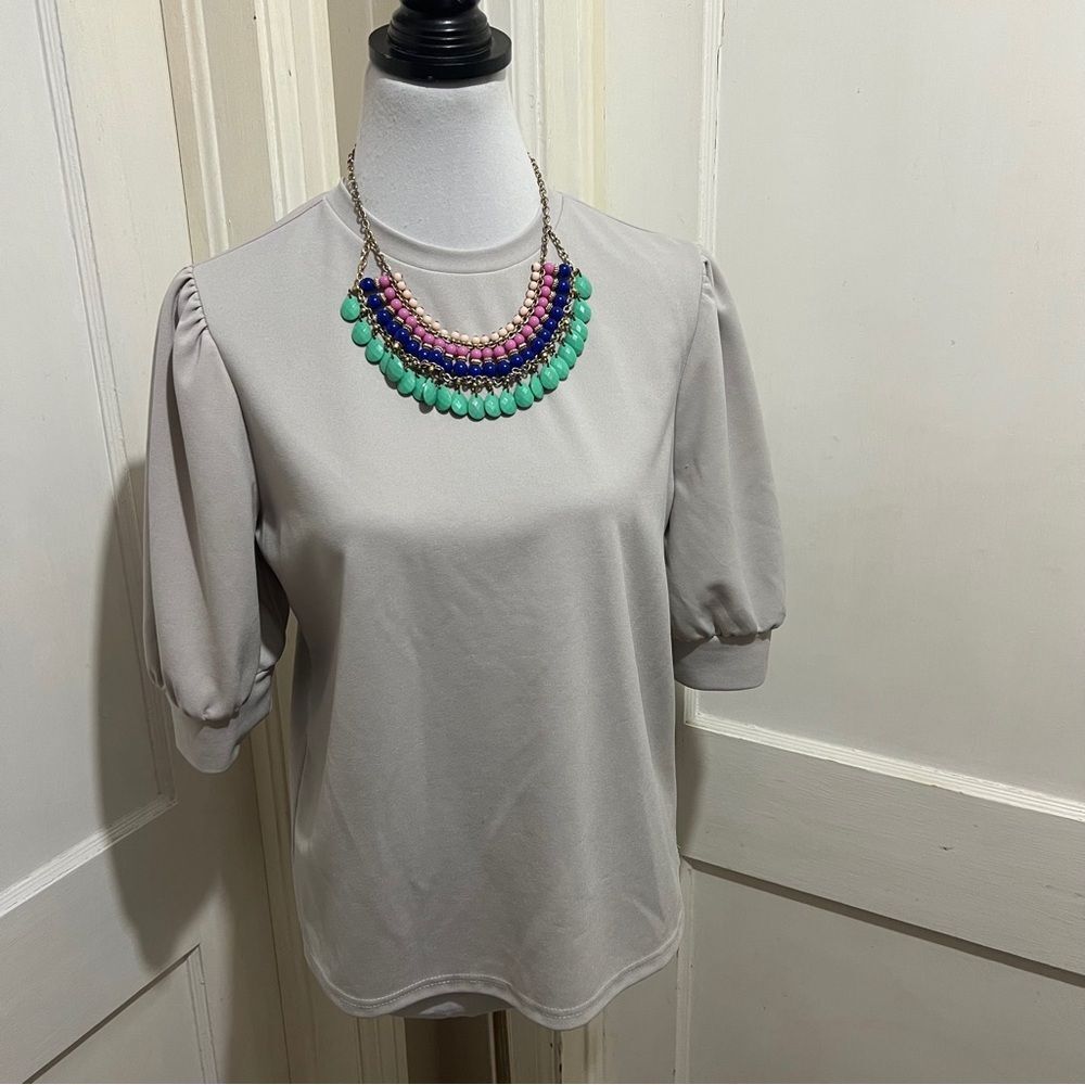 New without Tags! Elegant Gray Women's Top Women's Large